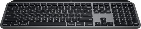 لوحة المفاتيح اللاسلكية المضيئة المتقدمة من لوجيتك MX Keys لجهاز Mac - بلوتوث/USB (متجددة) in Kuwait