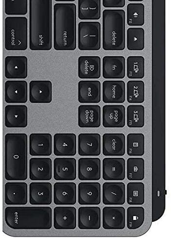 لوحة المفاتيح اللاسلكية المضيئة المتقدمة من لوجيتك MX Keys لجهاز Mac - بلوتوث/USB (متجددة) in Kuwait