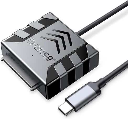 كابل ORICO 2.5 بوصة لمحرك الأقراص الصلبة SATA إلى USB C، محول محول القرص الصلب لنقل البيانات SSD وHDD مقاس 2.5 بوصة، يدعم UASP(S1-3C-05) in Saudi Arabia