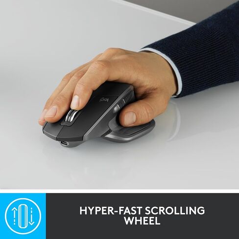 Logitech MX Master 2S Mouse Graphite, Wireless, 910-005139 (Graphite, Wireless) in Saudi Arabia