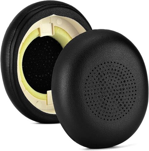 وسائد أذن 45H - غطاء وسادة أذن بديل متوافق مع Jabra Evolve2 65 (65MS 65UC USB) / Evolve2 40 (40UC 40MS USB) / سماعة رأس لاسلكية Elite 45h على الأذن، جلد بروتين أكثر نعومة (ذهبي) in Saudi Arabia