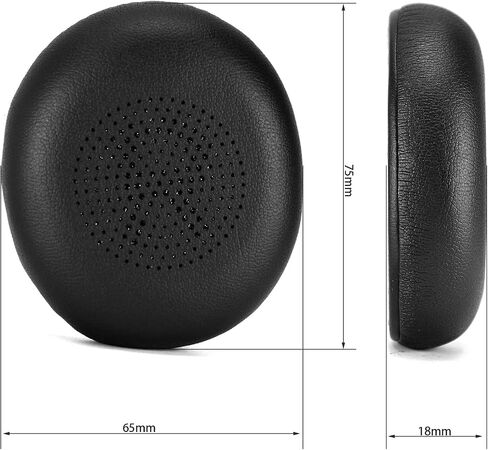 وسائد أذن 45H - غطاء وسادة أذن بديل متوافق مع Jabra Evolve2 65 (65MS 65UC USB) / Evolve2 40 (40UC 40MS USB) / سماعة رأس لاسلكية Elite 45h على الأذن، جلد بروتين أكثر نعومة (ذهبي) in Saudi Arabia