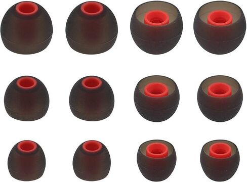 ALXCD Eartips for TOZO T10 Earbuds, S/M/L 6 Pairs Replacement Silicone Earbud Tips, Fit for Senso Anker TOZO T10 Headphone in Saudi Arabia