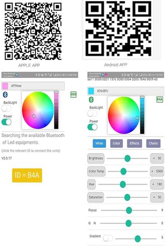 Yidoblo AI-3000C 300W RGBW LED Panel Lamp APP Control Soft LED Lamp 12 Photography Lighting Effects Set for Studio Video Film (Yidoblo AI-3000 C Black) in Kuwait