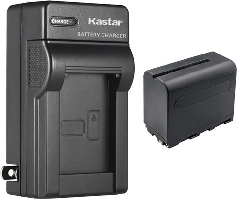 Kastar 2-Pack NP-F960 / NP-F970 بطارية وشاحن جدار تيار متردد بديل لـ GVM LED480 LED520 LED672 LED896 GVM 800D GVM 480LS 520LS 520S 672S GVM RGB GVM-896S GVM-MB832 GVM-LT50 GVM-LT100 ضوء فيديو in Saudi Arabia