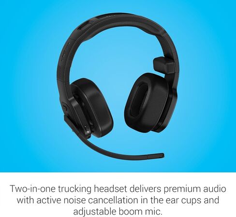 Garmin dezl Headset 100, Single-Ear Premium Trucking Headset, Active Noise Cancellation, Superior Battery Life and Memory Foam Ear Pads,Black (Renewed) in Kuwait