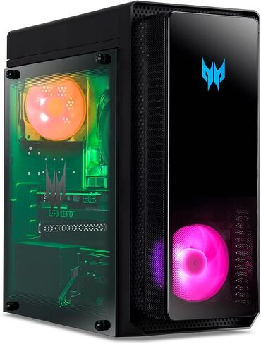 كمبيوتر الألعاب آيسر بريداتور أوريون 3000 PO3-650-UR14 | الجيل الثالث عشر من Intel Core i7-13700F 16-Core | انفيديا جي فورس ار تي اكس 3070 | 16 جيجابايت DDR5 | 1 تيرابايت PCIe Gen 4 SSD | إنتل واي فاي 6E | لوحة مفاتيح وماوس، أسود in Saudi Arabia