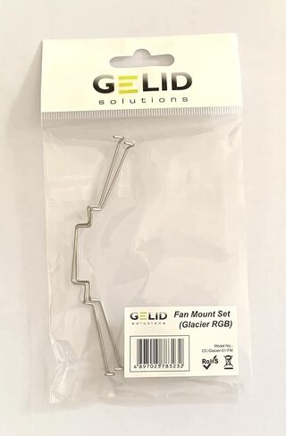 مبرد وحدة المعالجة المركزية Gelid Solutions Glacier ثنائي البرج RGB - مروحة كمبيوتر مع 6 أنابيب حرارية - مراوح OWM ARGB 2 × 10 مم مع أداء عالي - TDP أكثر من 220 وات، محمل كروي مزدوج، دورة في الدقيقة 1600 in Kuwait