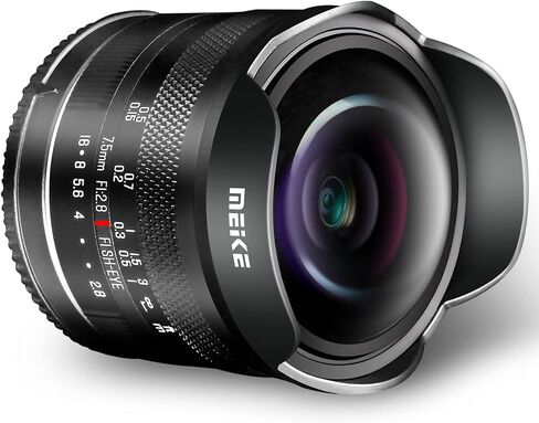 عدسة عين السمكة بمحور عريض للغاية 7.5 مم f2.8 من مايك لكاميرات باناسونيك لوميكس M43 MFT الرقمية بدون مراة in Saudi Arabia