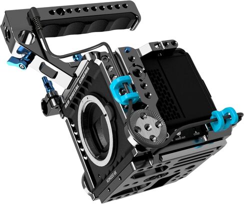 KONDOR BLUE x Armando Ferreira | Mondo Ties Cable Management Clips Cable Organizer for Camera Rigs (10-Pack) | 1/4-20 Mount, Holds 2 to 3 Cables, Routes Any Direction, Mini EVA Case | Black in Saudi Arabia