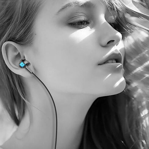 سماعات أذن A9، سماعات أذن، عازلة للضوضاء، عالية الوضوح، ستيريو لأجهزة Samsung، iPhone، iPad، iPod ومشغلات Mp3 (4 أزواج ألوان مختلطة) in Kuwait