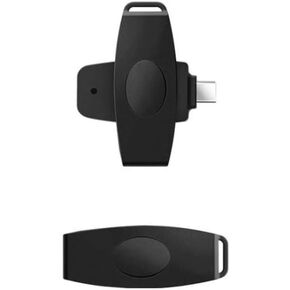 فواستيك قارئ بطاقات سي ايه سي بمنفذ USB C، قارئ بطاقات ذكية سي ايه سي ميتاري، قارئ بطاقات الائتمان وبطاقة سي ايه سي متوافق مع هواتف اندرويد وماك بوك برو واي ماك واجهزة اللابتوب الاخرى من النوع C in Kuwait