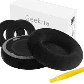 Geekria Elite Sheepskin Replacement Ear Pads for AKG K701, K702, Q701, Q702, K601, K612, K712, K400, K500 Headphones Ear Cushions, Headset Earpads, Ear Cups Cover Repair Parts (Black) in Kuwait