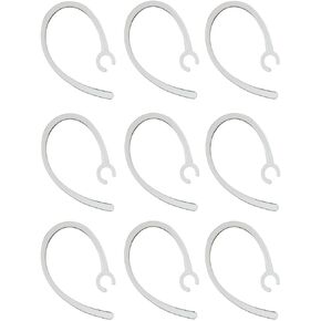 Universal Small Clamp Bluetooth Ear Hook Loop Clip Replacement - Set of 9 Clear in Saudi Arabia
