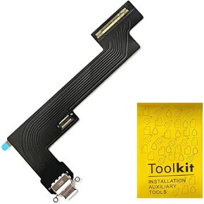 Dock Connector Replacement Compatible with iPad Air 4 4th/ 5 5th Gen 10.9 inch Charging Port Replacement Assembly Flex Cable(Black) WiFi Version in Saudi Arabia