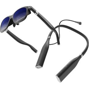 VITURE One XR/AR Smart Glasses & Neckband Pack, Official Partner of PSPlay & XBXPlay, Remote Play, Compatible with Playstation/Xbox/PC Games, Streaming On The Go, 128GB Storage, Bluetooth (Jet Black) in Kuwait