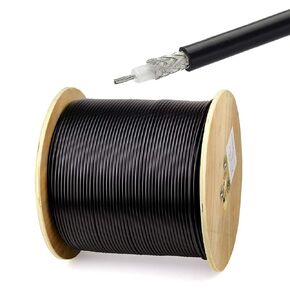 Superbat RG58 Coaxial Cable 50ft, 50 Ohm RG-58 Coax Cable for WiFi/Router Radio Antenna Extension Cable
