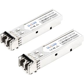 1.25G SFP 1000Base-SX 850nm صناعي MMF متعدد الأوضاع يصل إلى 550 متر دوبلكس LC DDM للاستخدام الخارجي (2 حزمة) in Kuwait