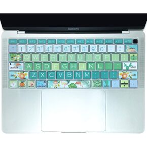 SANFORIN Keyboard Cover Protector for Apple MacBook Air 13 Inch 13.3"(Only Fit Model: A1932, 2018 2019 Released), Silicone Skin Protector with Individuality Design, Sakura in Saudi Arabia