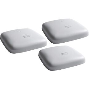 نقطة وصول واي فاي 240AC بيزنس من سيسكو | 802.11ac | 4x4 | 2 منافذ GbE | حامل سقف | حزمة من 3 قطع | حماية محدودة مدى الحياة (3-CBW240AC-B) in Kuwait