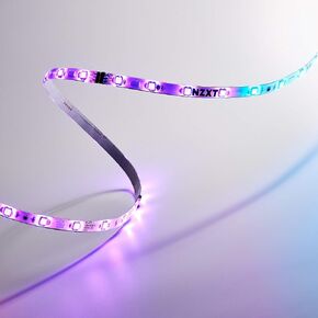 NZXT HUE 2 LED Strips Accessory - Two 300mm RGB LED Lighting Strips - Magnetic & Double-Sided Tape in Saudi Arabia