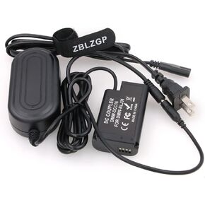 محول تيار متردد ZBLZGP DMW-AC8 بالإضافة إلى بطارية الدمية DCC16 لباناسونيك LUMIX S1 S1M S1R S1RM S1H Lumix S1 من سلسلة الكاميرات الرقمية (قابس المملكة المتحدة) in Kuwait