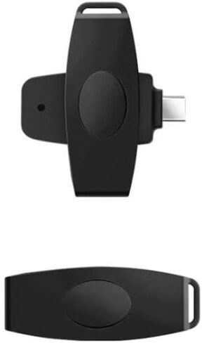 فواستيك قارئ بطاقات سي ايه سي بمنفذ USB C، قارئ بطاقات ذكية سي ايه سي ميتاري، قارئ بطاقات الائتمان وبطاقة سي ايه سي متوافق مع هواتف اندرويد وماك بوك برو واي ماك واجهزة اللابتوب الاخرى من النوع C in Kuwait