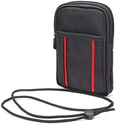 Cell Phone Belt Bag for Menand Women, Cell Phone Waist Bag Small, 6.9" Waterproof Vertical Cellphone Waist Belt Pouch Nylon Smartphone Belt Loop Holder with Zipper Case Fanny Pack with Carabiner in Kuwait