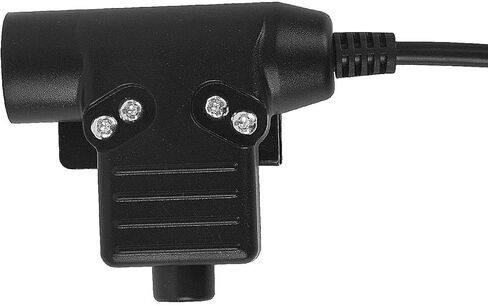 Rataok Civilian Wiring U94 Ptt متوافق مع Baofeng UV-9R UV 9R UV9R Plus Pro UV-9G UV-5RWP UV-5S UV-XR GT-3WP GMRS-R BF-A58 BF-9700 BF-R760 (سلكي، أسود) in Kuwait