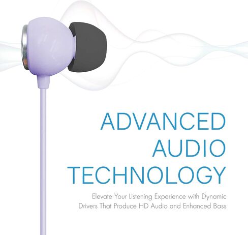 Realm Lightning Earbuds Apple MFi Certified Headphones, in-Ear Headphones with Lightning Connector, Built-in Microphone, Hands-Free Calling and Track Controls, Rose Gold, Pink, RLMA12RG in Kuwait