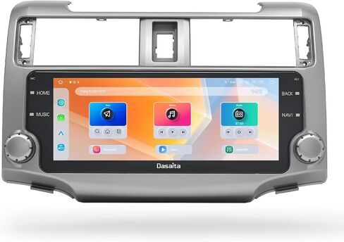 وحدة رأس Dasaita 8GB+256GB لـ 2010-2019 Toyota 4Runner 10.25 بوصة 2K شاشة لمس ستيريو للسيارة، ملاحة GPS، Apple CarPlay Android Auto، شبكة 4G مدمجة، Android 12، Qualcomm 8 Core in Kuwait