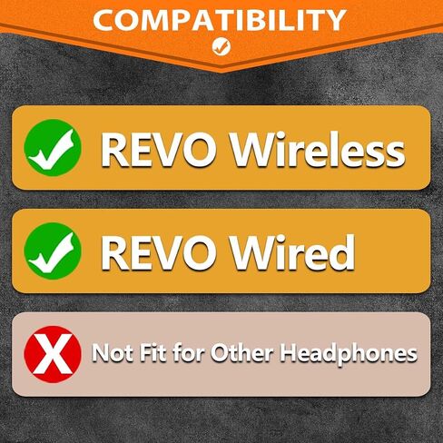 وسائد أذن بديلة من TRANSTEK متوافقة مع Jabra REVO اللاسلكية/السلكية وإسفنج الذاكرة السميك (قطيفة هجينة) in Saudi Arabia