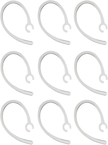 قطعة غيار لمشبك الأذن من D & K Exclusives Universal Small Clamp Bluetooth - مجموعة من 9 قطع شفافة in Saudi Arabia