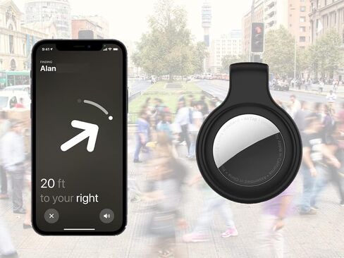 حامل Kaizen Kreations Airtag للأطفال مخفي متوافق مع حامل Apple Airtag. جهاز تعقب GPS للأطفال، جهاز تتبع للأطفال، Airtag للأطفال، Airtag Kids Hidden (الجيل 2 أسود، عبوة واحدة) in Kuwait
