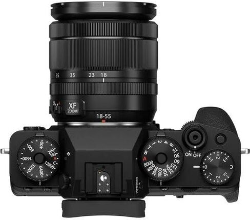 كاميرا Fujifilm X-T4 الرقمية بدون مرآة مع عدسة XF 18-55 مم f/2.8-4 R LM OIS (أسود)، تتضمن: بطاقة ذاكرة SanDisk Extreme SDXC سعة 64 جيجابايت، وفلتر للأشعة فوق البنفسجية 58 مم + المزيد (6 عناصر) in Saudi Arabia