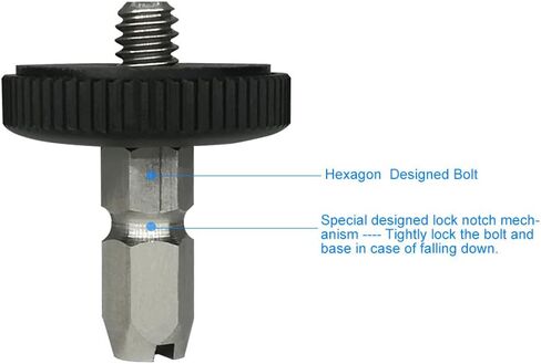 ANDYCINE Mini Quick Release Camera Stand for Magic Arm and On Camera Monitors with 1/4inch Adapter and 1/4inch Bottom Screw Hole in Kuwait