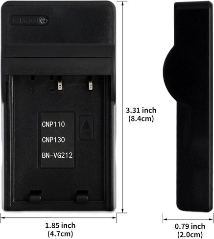 شاحن USB LCD NP-130 لـ Casio Exilim EX-10، EX-H30، EX-H35، EX-ZR100، EX-ZR1000، EX-ZR1100، EX-ZR1200، EX-ZR200، EX-ZR300، EX-ZR310، EX -ZR320، EX-ZR400، EX-ZR700، كاميرا EX-ZR800 والمزيد in Kuwait