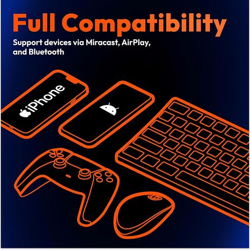 VITURE One XR/AR Smart Glasses & Neckband Pack, Official Partner of PSPlay & XBXPlay, Remote Play, Compatible with Playstation/Xbox/PC Games, Streaming On The Go, 128GB Storage, Bluetooth (Jet Black) in Kuwait