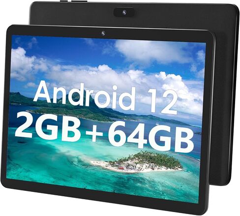 تابلت SGIN Android 12، شاشة 10.1 بوصة، 2 جيجا رام، 64 جيجا ذاكرة قراءة فقط مع معالج رباعي النواة A133 1.6 جيجا هرتز، كاميرا 2 ميجابكسل + 5 ميجابكسل، بلوتوث، واي فاي، نظام تحديد المواقع العالمي، 5000 مللي أمبير (أسود) in Saudi Arabia
