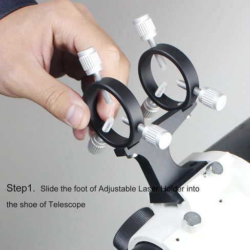 Solomark قوس مؤشر ليزر قابل للتعديل / قوس نطاق مكتشف للتلسكوب الفلكي - تحويل مؤشر الليزر الخاص بك إلى مكتشف رائع لتلسكوبك in Kuwait