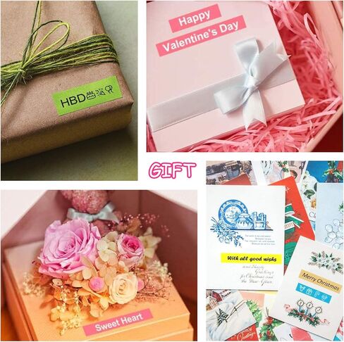 شريط ملصقات DYMO COLORPOP متوافق مع LabelPros، استبدال الملصقات المتوافقة لشريط الملصقات DYMO D1 12 مم 0.47 بوصة لـ LabelManager 160 210D 280 360D 420P، أبيض على أزرق/وردي/أرجواني لامع، 6 عبوات in Kuwait