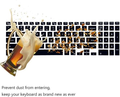 قطعتان من غطاء لوحة المفاتيح متوافق مع سلسلة Dell Inspiron 15 3000 5000 7000 مقاس 15.6 بوصة؛ سلسلة Dell Inspiron 17 5000 مقاس 15.6 بوصة؛ سلسلة Dell Inspiron 17 5000 مقاس 17.3 بوصة؛ سلسلة Dell G3 مقاس 17.3 بوصة (مزودة بلوحة مفاتيح رقمية) in Saudi Arabia