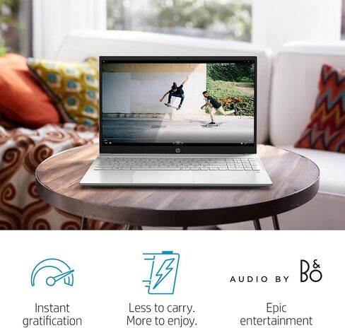 HP Pavilion Laptop, 15.6" FHD Touchscreen, 13th Gen Intel Core i7-1355U, 32GB RAM, 1TB PCIe SSD, Webcam, Type-C, FP Reader, Backlit KB, Wi-Fi 6, Windows 11 Pro, White in Saudi Arabia