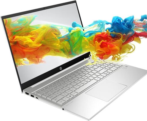 HP Pavilion Laptop, 15.6" FHD Touchscreen, 13th Gen Intel Core i7-1355U, 32GB RAM, 1TB PCIe SSD, Webcam, Type-C, FP Reader, Backlit KB, Wi-Fi 6, Windows 11 Pro, White in Saudi Arabia