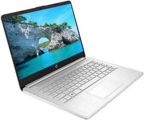 كمبيوتر محمول HP Premium 14 بوصة HD IPS، معالج Intel Celeron N بسرعة توربو 2.60 جيجا هرتز، ذاكرة 8 جيجا، 64 جيجا SSD، سرعة WiFi فائقة السرعة، نظام تشغيل Windows 11، أسود Dale (متجدد) in Kuwait
