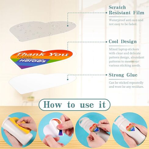 100 قطعة من ملصقات يوم الممرضات الصغيرة للمستشفى من الفينيل ملصقات مقاومة للماء ملصقات ممرضة مقاومة للماء ملصقات الكمبيوتر المحمول الطبية ملصقات كرتونية من الفينيل للتمريض لتزيين زجاجة المياه والكمبيوتر المحمول in Kuwait