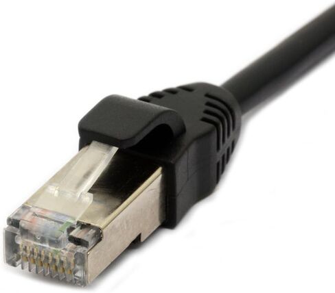 RJ45 Ethernet Extension Cable Cat 5E/5 Cat 6 Male to Female Shielded Screw Panel Mount Internet LAN Network Lead (0.3M) in Saudi Arabia