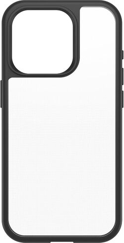 حافظة OtterBox iPhone 15 Pro (فقط) من سلسلة Prefix - أسود كريستالي، رفيعة للغاية، مناسبة للجيب، حواف مرتفعة تحمي الكاميرا والشاشة، متوافقة مع الشحن اللاسلكي in Saudi Arabia