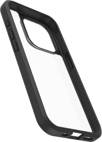 حافظة OtterBox iPhone 15 Pro (فقط) من سلسلة Prefix - أسود كريستالي، رفيعة للغاية، مناسبة للجيب، حواف مرتفعة تحمي الكاميرا والشاشة، متوافقة مع الشحن اللاسلكي in Saudi Arabia