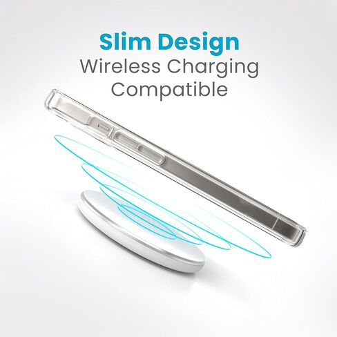 حافظة Speck Clear iPhone 15 - نحيفة، حماية من السقوط - لهاتف iPhone 15، iPhone 14 وiPhone 13 - مقاومة للخدش، مضادة للأصفر، حافظة هاتف 6.1 بوصة - GemShell Clear in Saudi Arabia